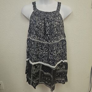 Davi & Dani - Floral Tank Women's Dress - 1X